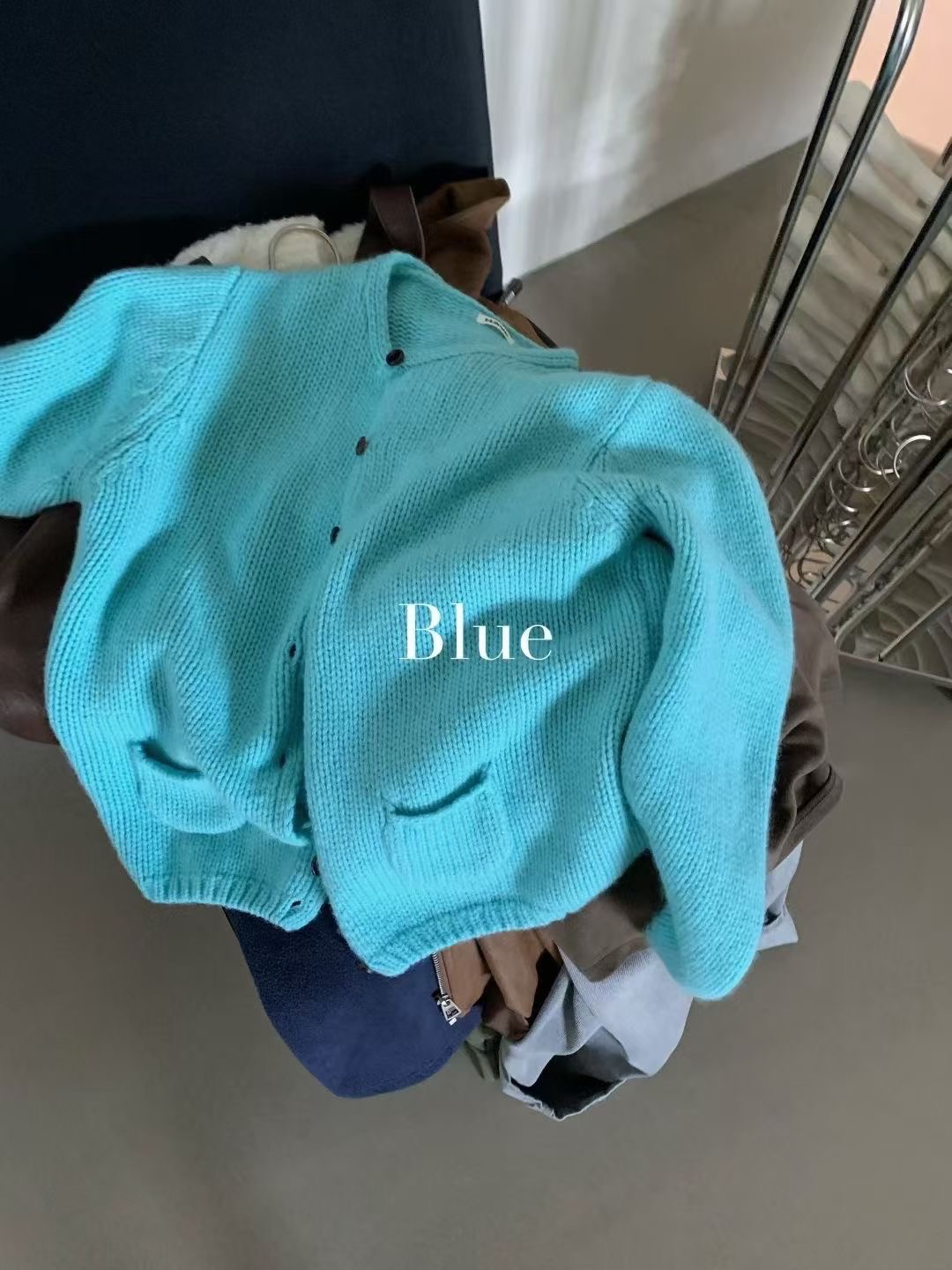 ANGE東大門㊣實拍女裝新款時尚真品休閑職業推薦熱賣人氣毛衣ANGE毛衣圖色2