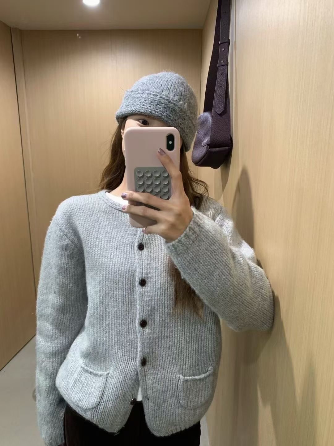 ANGE東大門㊣實拍女裝新款時尚真品休閑職業推薦熱賣人氣毛衣ANGE毛衣圖色3