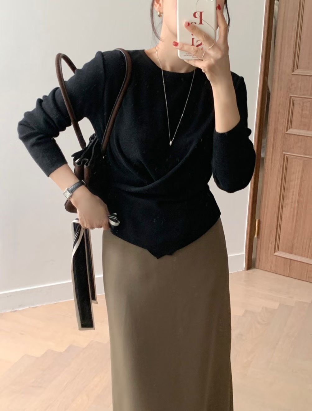 ANGE東大門㊣直郵女士新款職業真品人氣熱賣推薦休閑針織衫ANGE針織衫圖色4