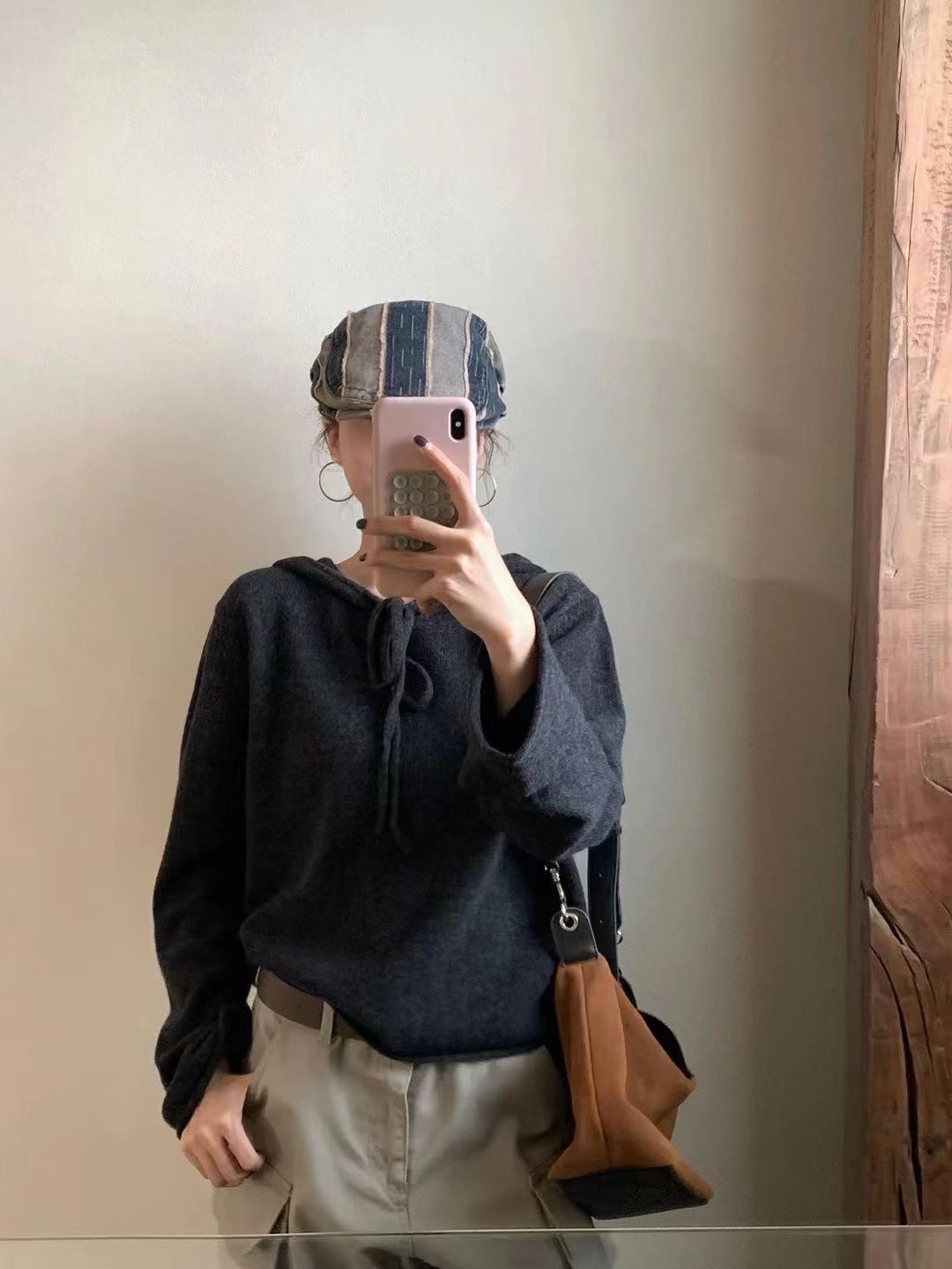 ANGE東大門㊣代購女士新款推薦熱賣25秋冬職業人氣時尚針織衫ANGE針織衫圖色2