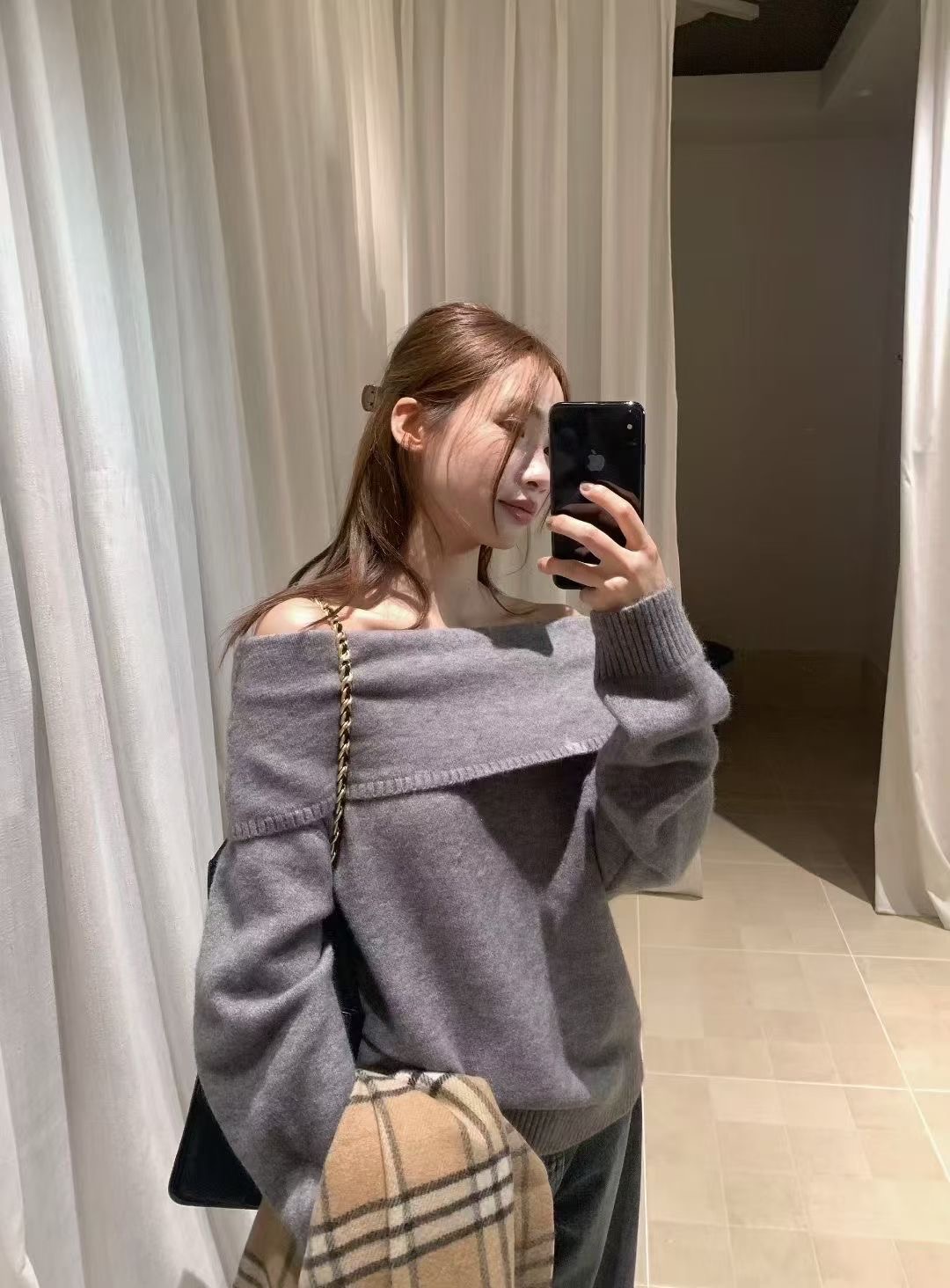 ANGE韓國代購㊣女士新款休閑推薦時尚職業人氣熱賣真品針織衫ANGE針織衫