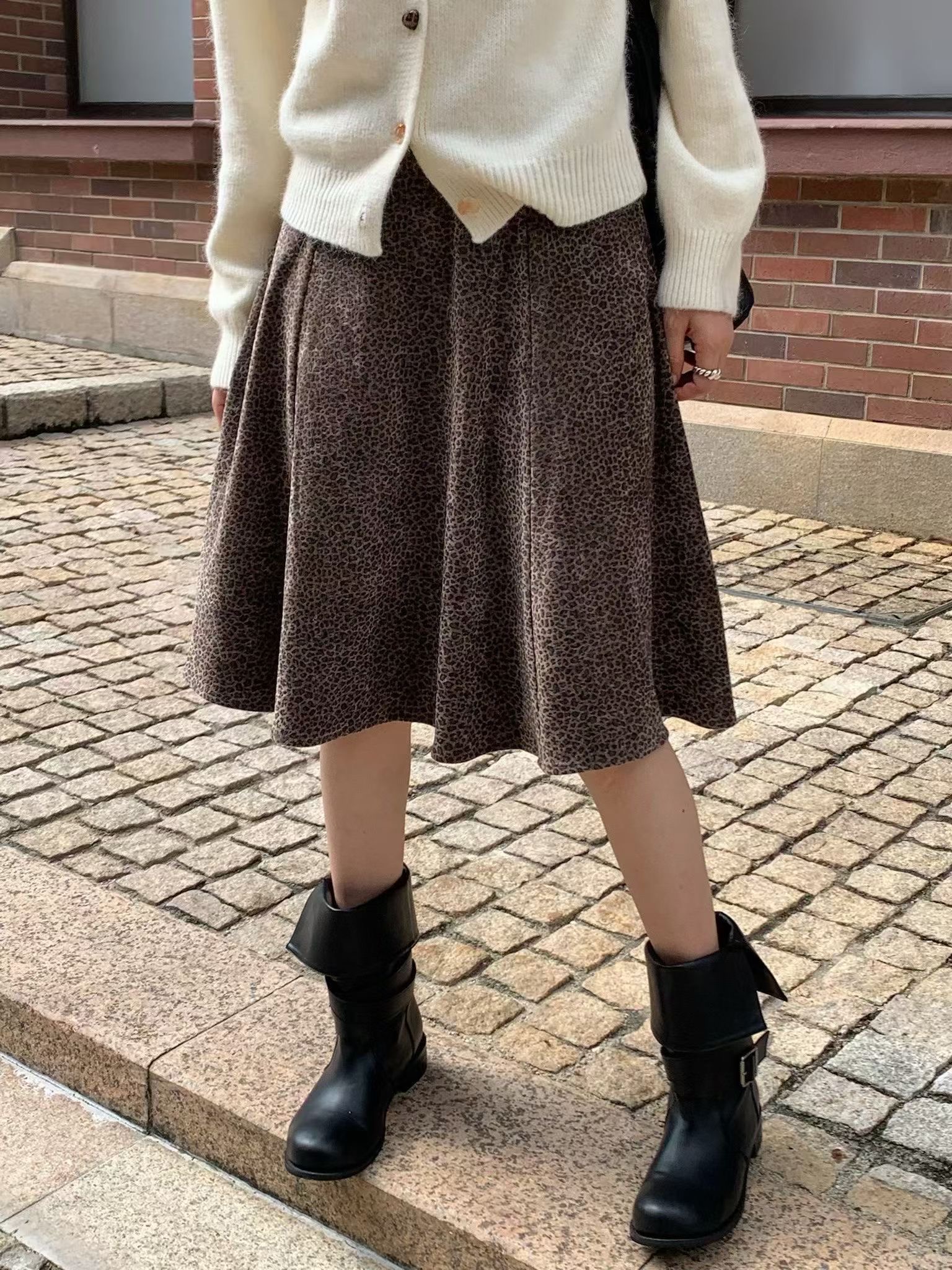 ANGE東大門㊣直郵女裝新款休閑25秋冬時尚人氣真品職業長裙ANGE長裙