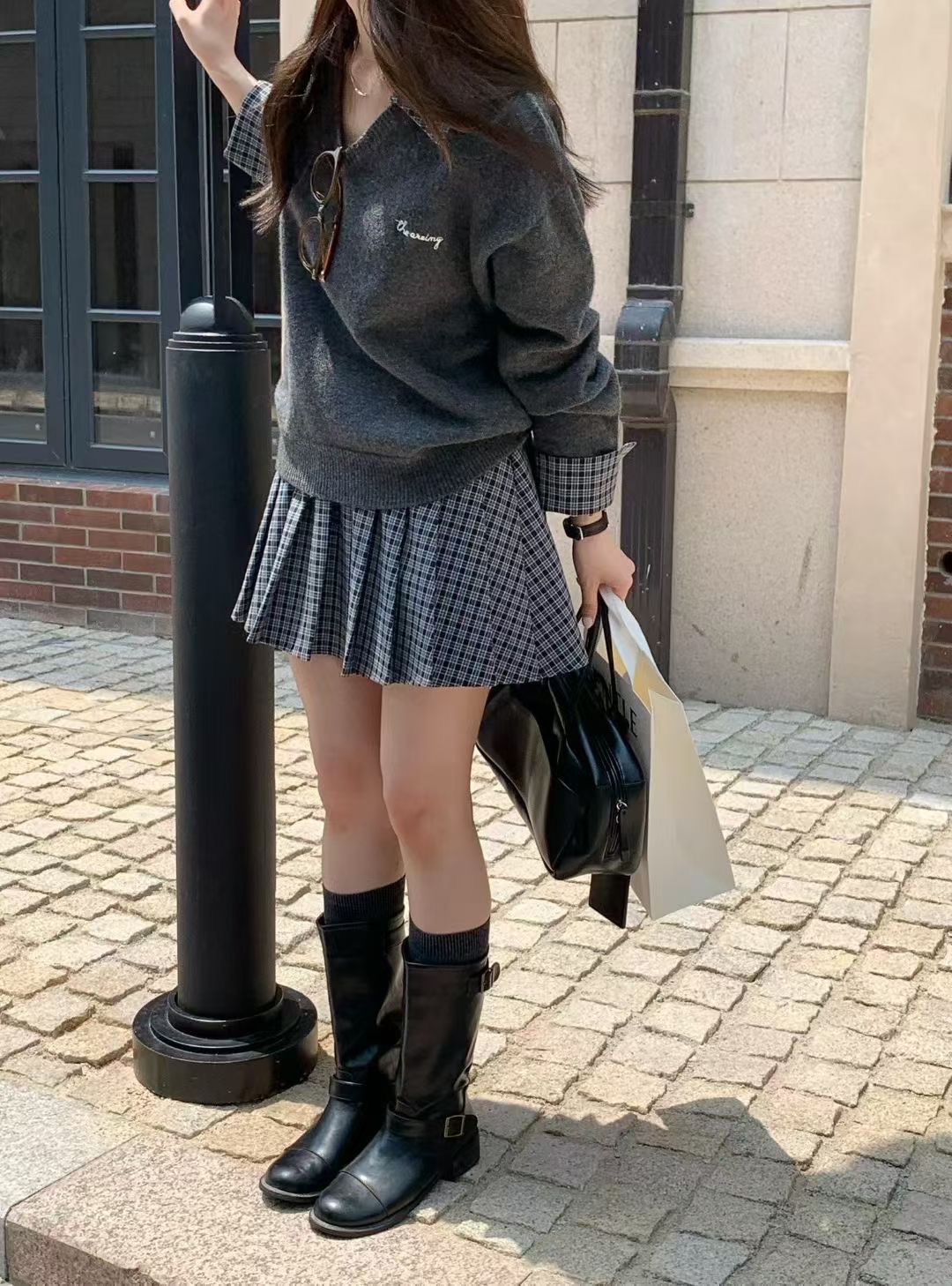 ANGE東大門㊣代購女裝新品推薦熱賣職業真品人氣休閑時尚短裙ANGE短裙