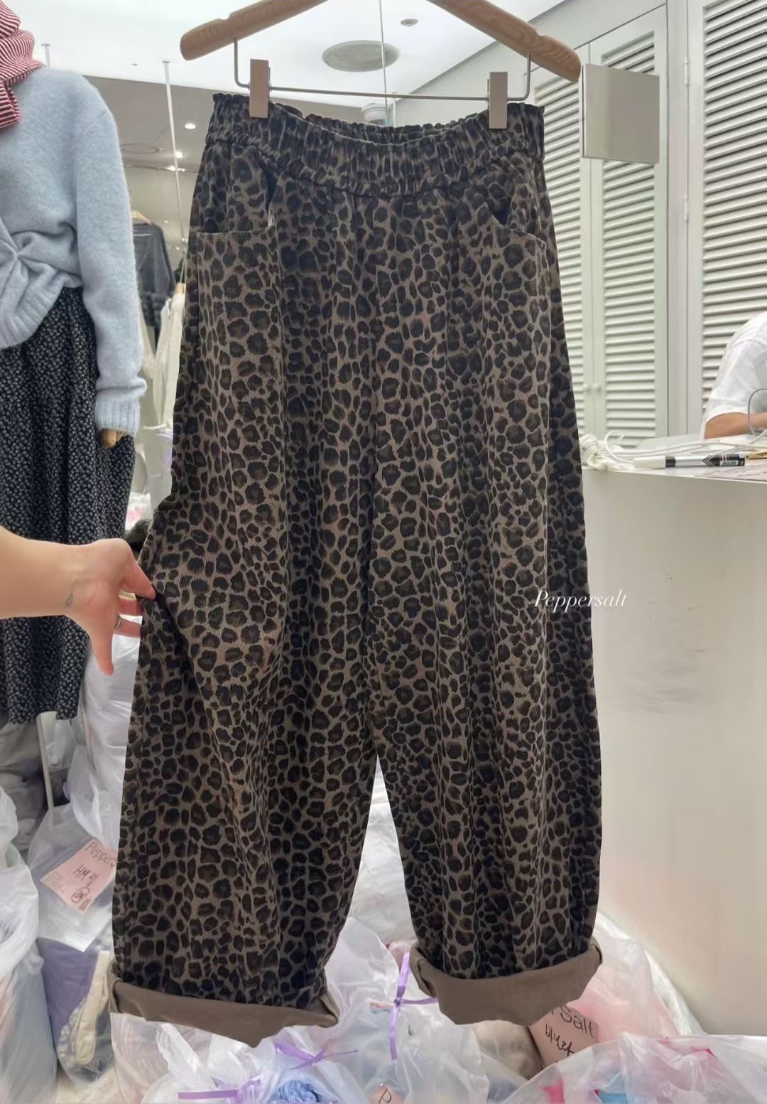 PEPPER 페페東大門㊣代購女裝新品休閑25秋冬熱賣職業休閑褲PEPPER-SEOUL休閑褲