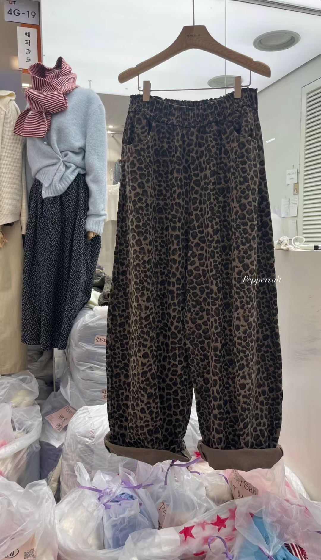 PEPPER 페페東大門㊣代購女裝新品休閑25秋冬熱賣職業休閑褲PEPPER-SEOUL休閑褲