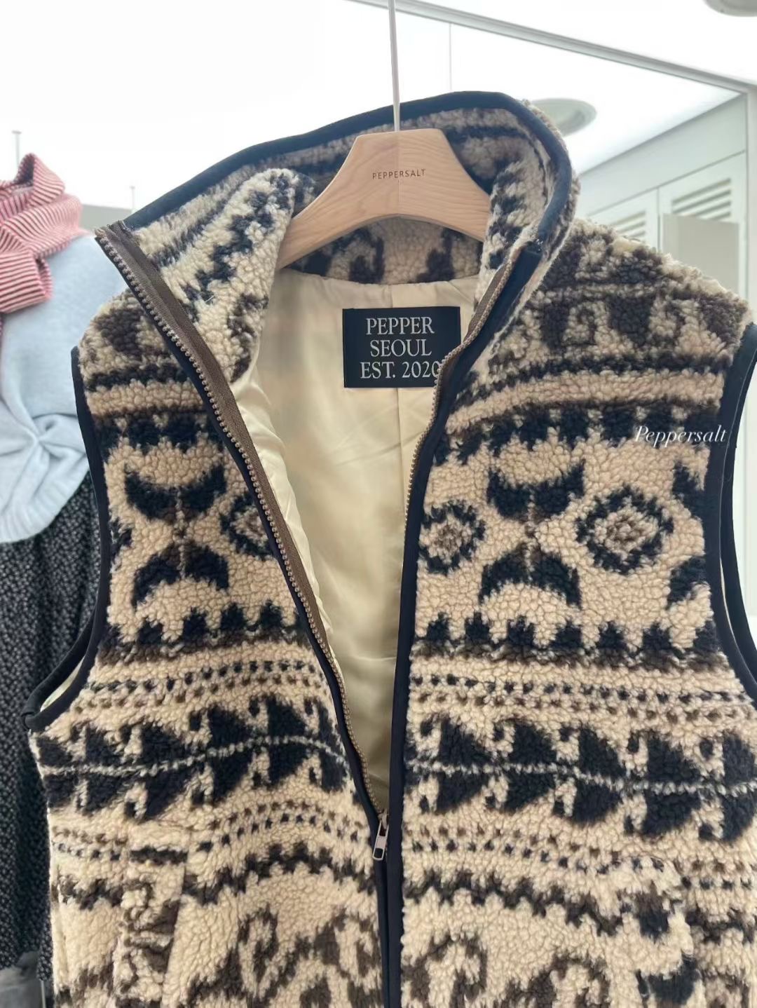 PEPPER 페페韓國直郵㊣女士新品真品推薦職業人氣熱賣馬甲PEPPER-SEOUL馬甲