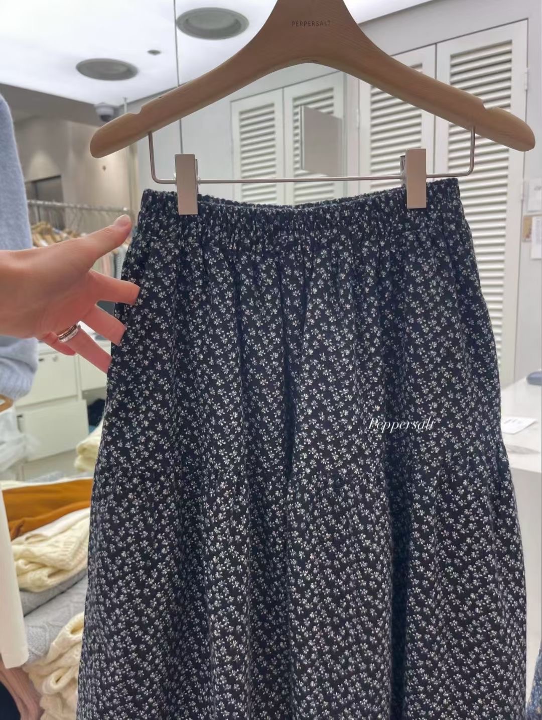 PEPPER 페페東大門㊣代購女士新品熱賣職業真品25秋冬長裙PEPPER-SEOUL長裙