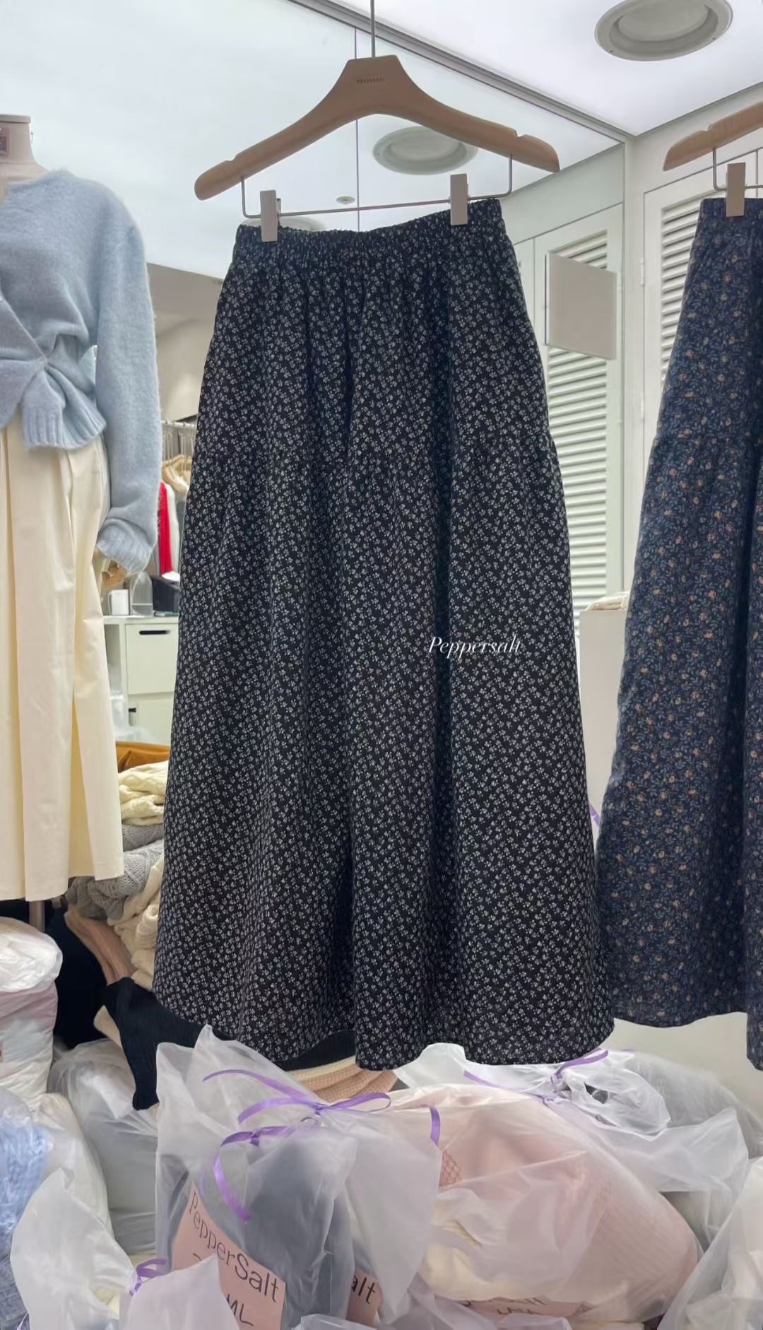 PEPPER 페페東大門㊣代購女士新品熱賣職業真品25秋冬長裙PEPPER-SEOUL長裙