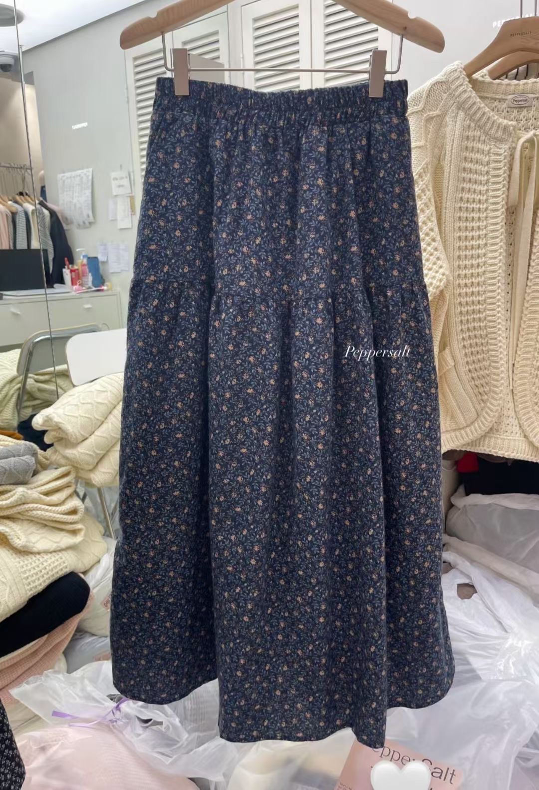 PEPPER 페페東大門㊣代購女士新品熱賣職業真品25秋冬長裙PEPPER-SEOUL長裙圖色2