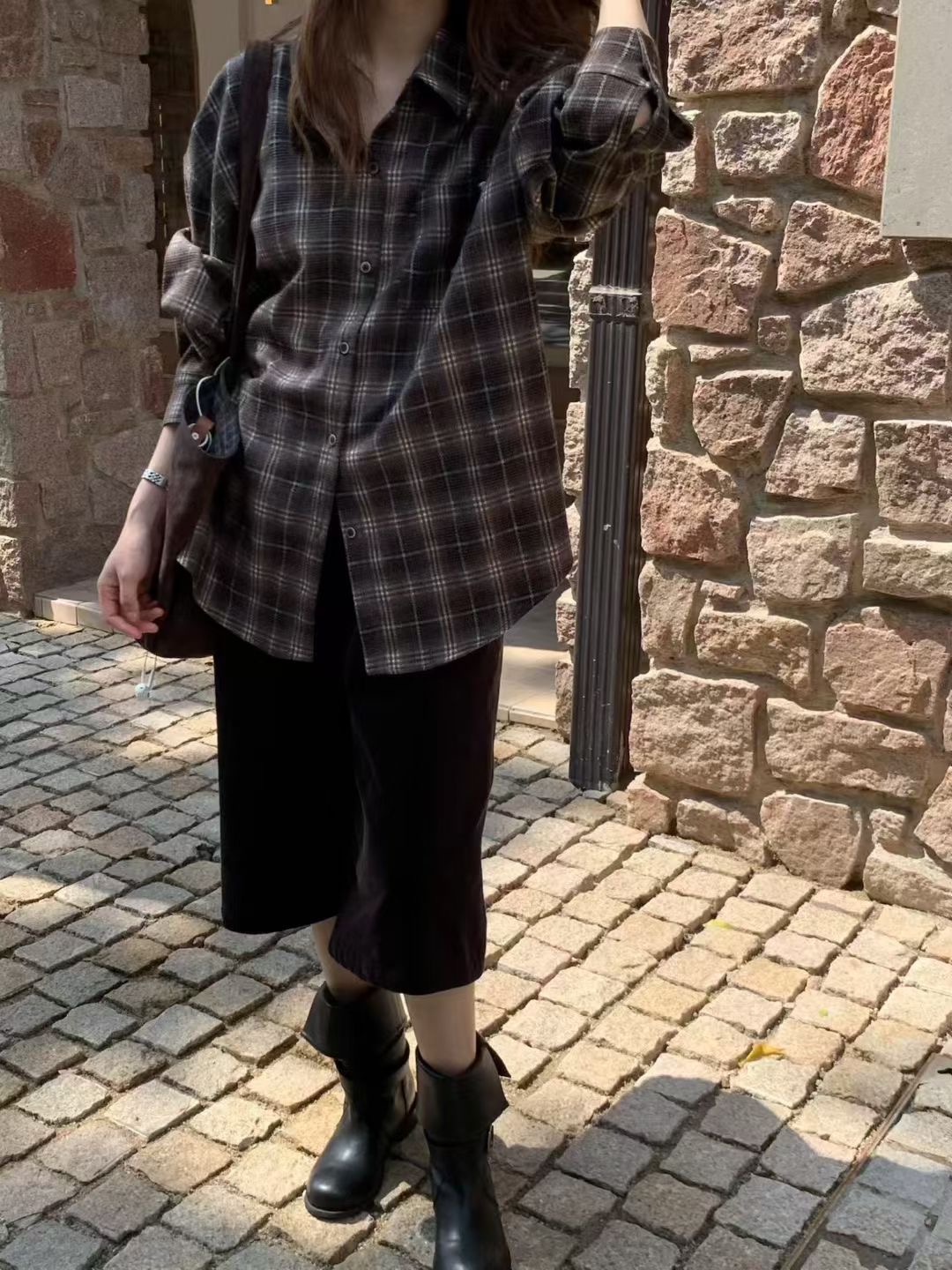 ANGE東大門㊣實拍女士新款時尚休閑推薦真品襯衫蕾絲衫迷彩ANGE襯衫/蕾絲衫