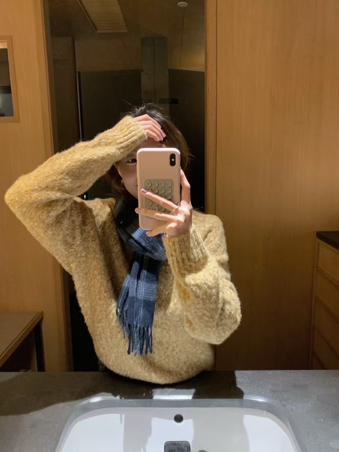 ANGE東大門㊣代購女裝新款時尚推薦休閑人氣熱賣職業真品毛衣ANGE毛衣圖色2