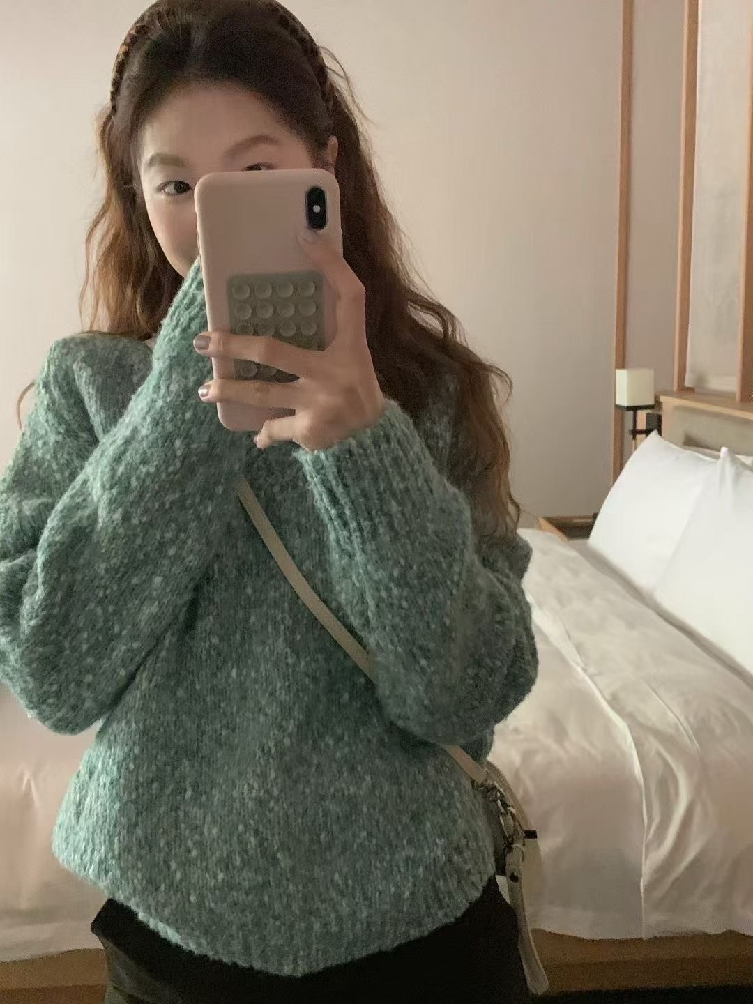 ANGE東大門㊣代購女裝新款時尚推薦休閑人氣熱賣職業真品毛衣ANGE毛衣圖色4