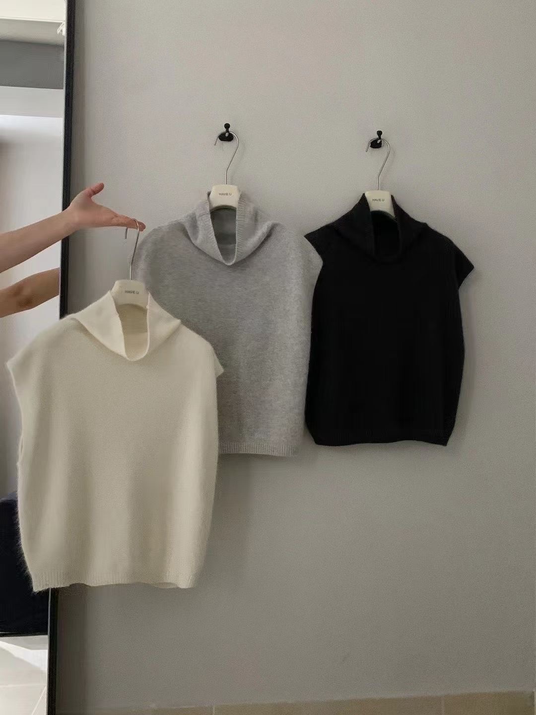 ANGE東大門㊣實拍女士新品人氣時尚熱賣真品25秋冬推薦針織衫ANGE針織衫