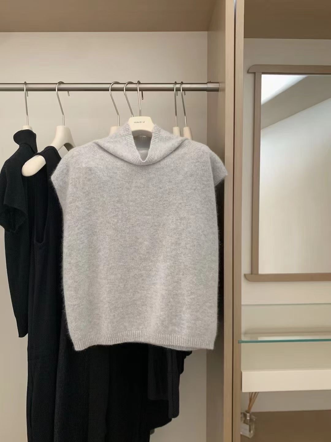 ANGE東大門㊣實拍女士新品人氣時尚熱賣真品25秋冬推薦針織衫ANGE針織衫圖色2