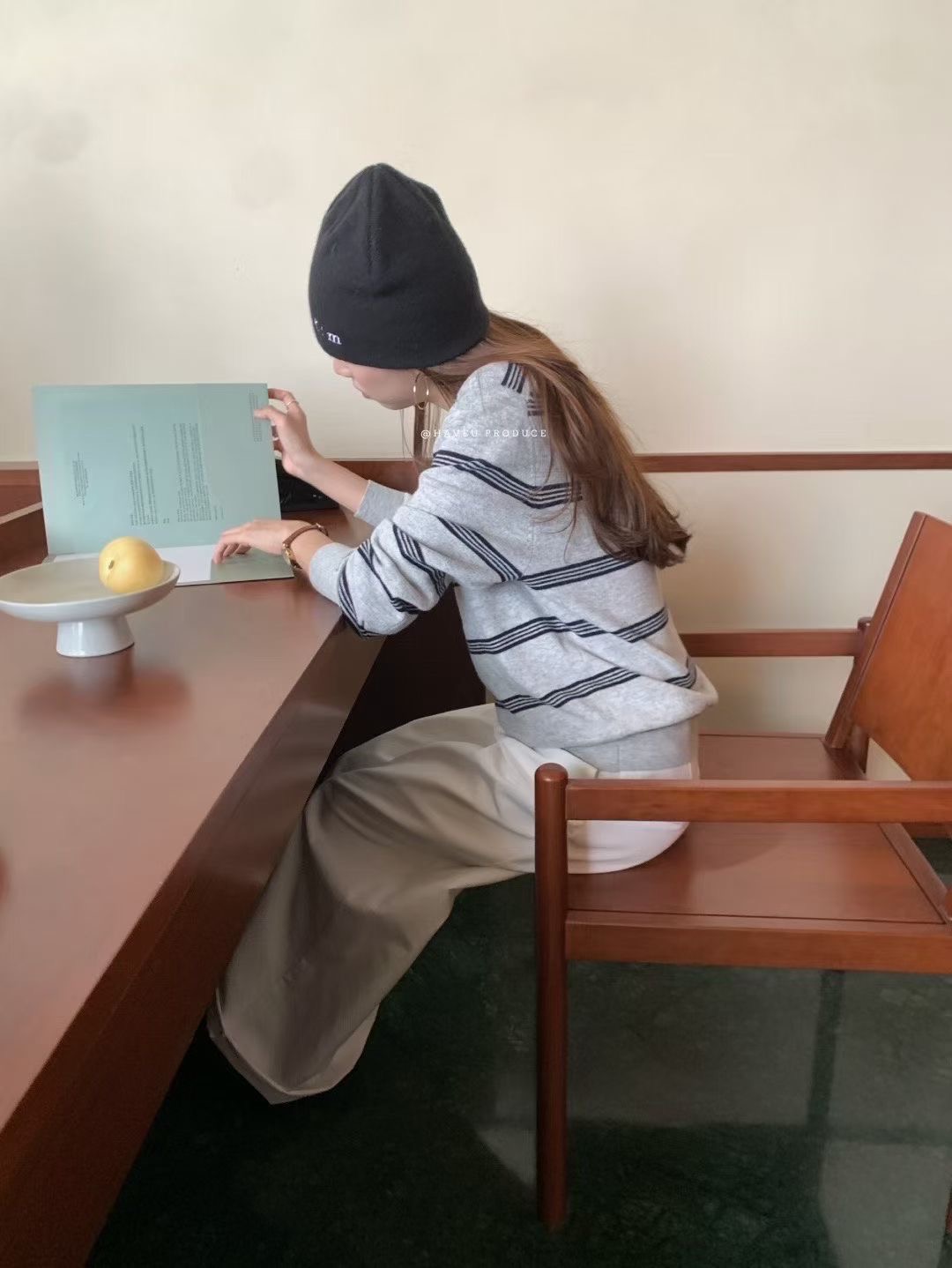 ANGE韓國代購㊣女士新款職業人氣真品休閑時尚25秋冬長袖T恤ANGE長袖T恤