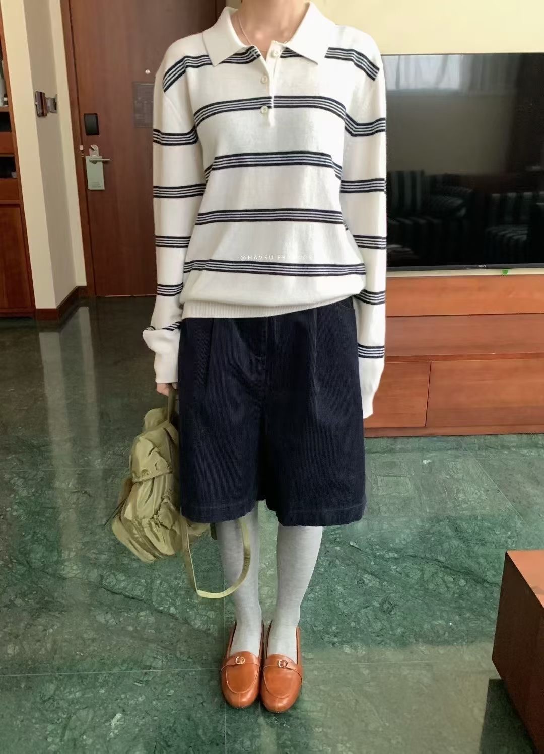 ANGE韓國代購㊣女士新款職業人氣真品休閑時尚25秋冬長袖T恤ANGE長袖T恤圖色2