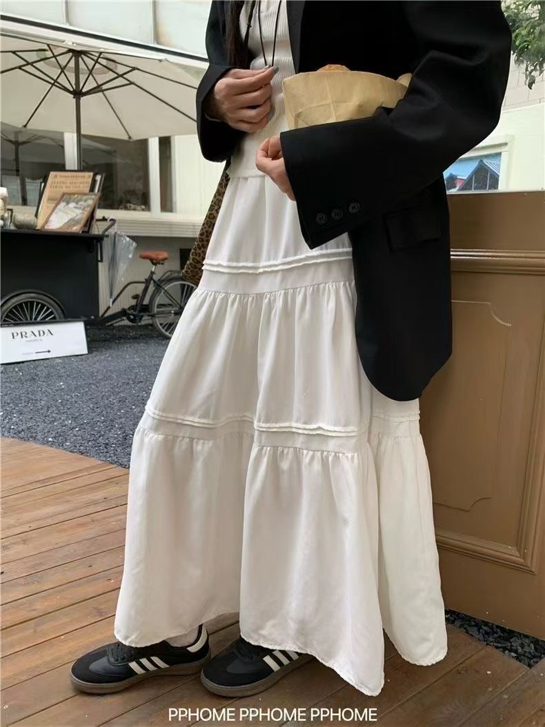 ANGE韓國直郵㊣女士新品時尚25秋冬推薦熱賣真品長裙不含腰帶ANGE長裙