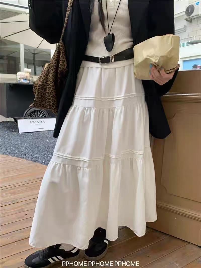 ANGE韓國直郵㊣女士新品時尚25秋冬推薦熱賣真品長裙不含腰帶ANGE長裙