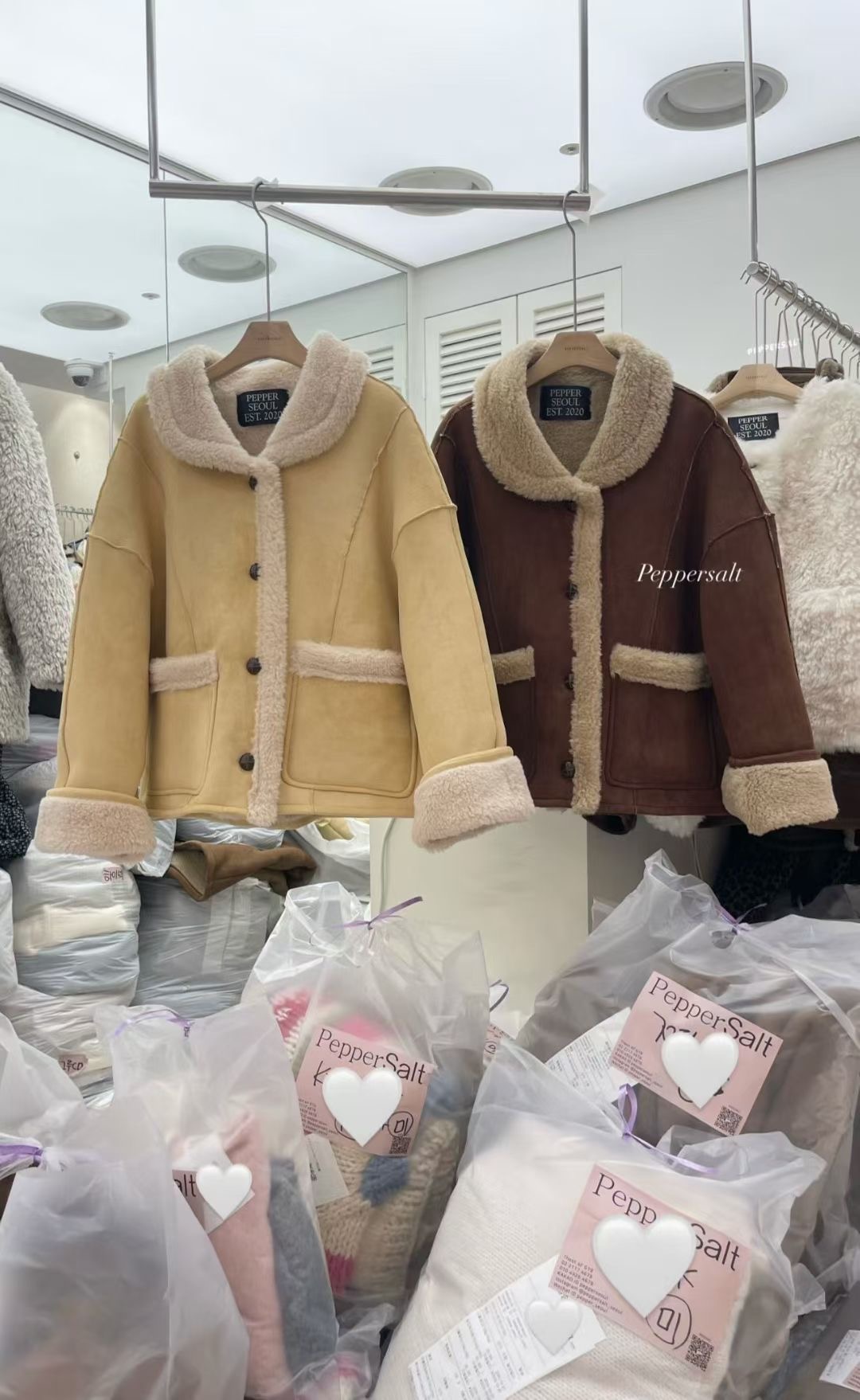 PEPPER 페페東大門㊣直郵女裝新款真品職業時尚人氣短款大衣PEPPER-SEOUL短款大衣