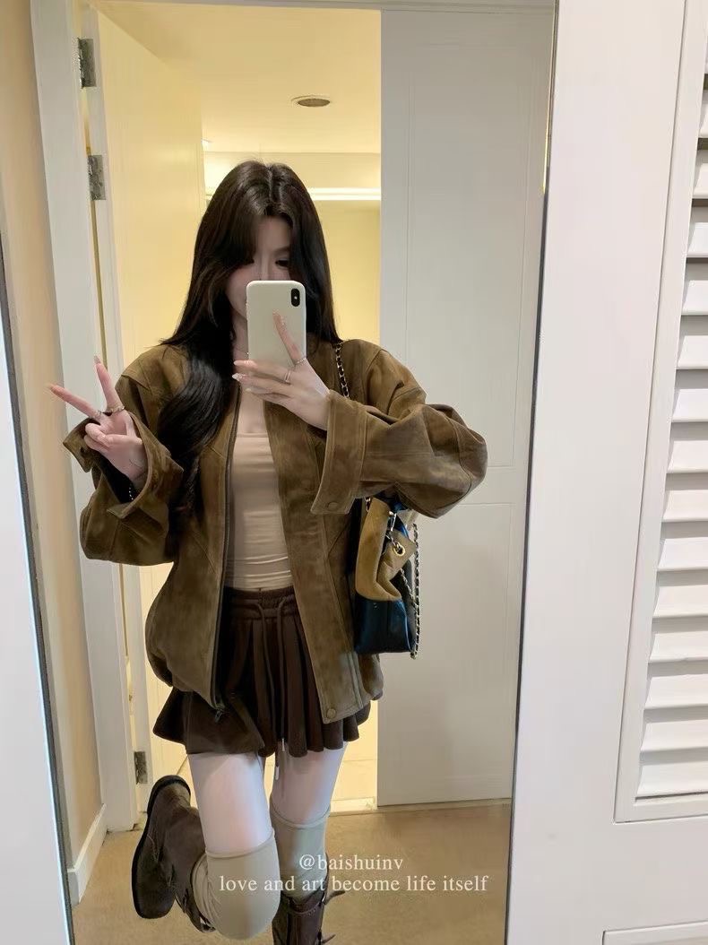 ANGE東大門㊣直郵女裝新款時尚熱賣休閑人氣真品職業推薦夾克ANGE夾克