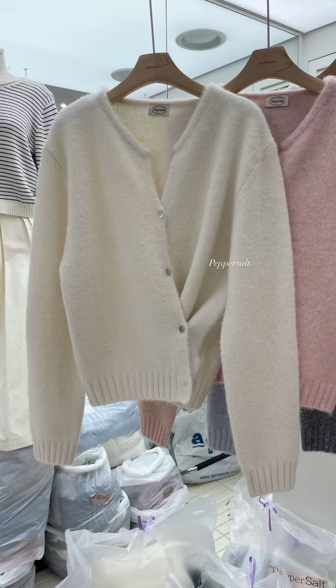 PEPPER 페페東大門㊣實拍女士新款25秋冬時尚職業推薦針織衫PEPPER-SEOUL針織衫