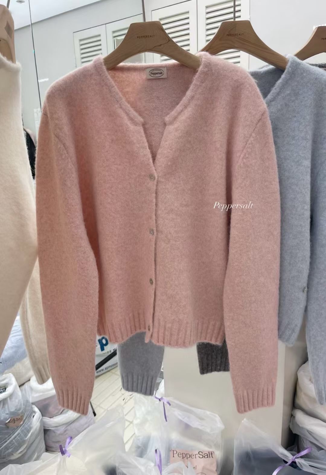 PEPPER 페페東大門㊣實拍女士新款25秋冬時尚職業推薦針織衫PEPPER-SEOUL針織衫圖色2