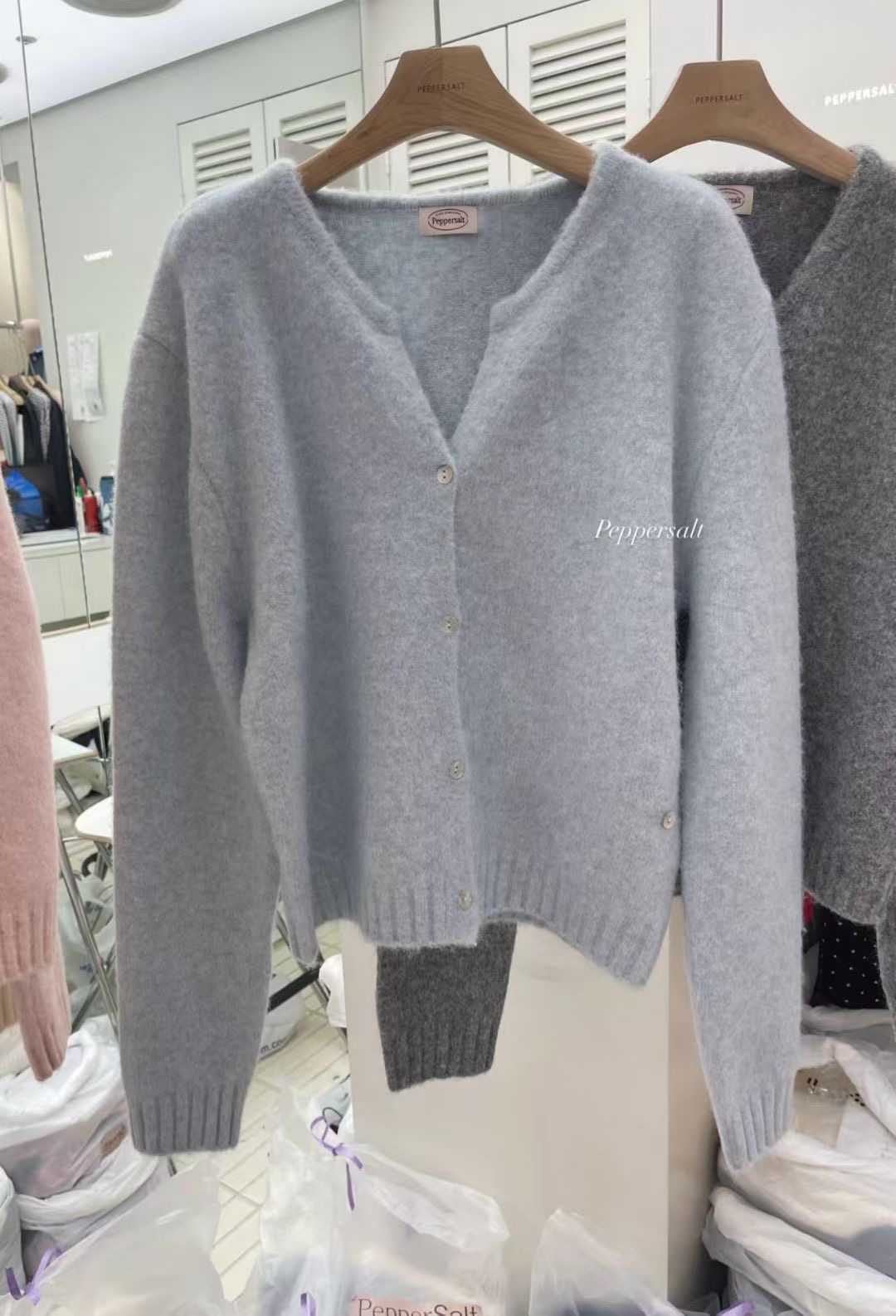 PEPPER 페페東大門㊣實拍女士新款25秋冬時尚職業推薦針織衫PEPPER-SEOUL針織衫圖色3