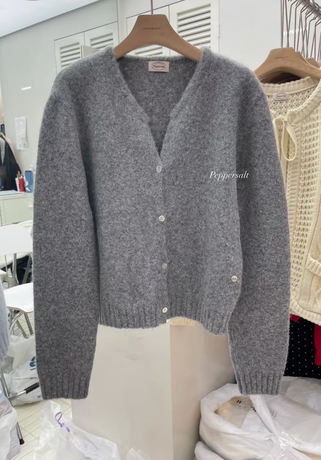 PEPPER 페페東大門㊣實拍女士新款25秋冬時尚職業推薦針織衫PEPPER-SEOUL針織衫圖色4