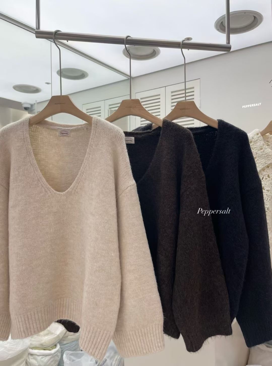 PEPPER 페페韓國代購㊣女裝新款推薦人氣熱賣職業休閑針織衫PEPPER-SEOUL針織衫