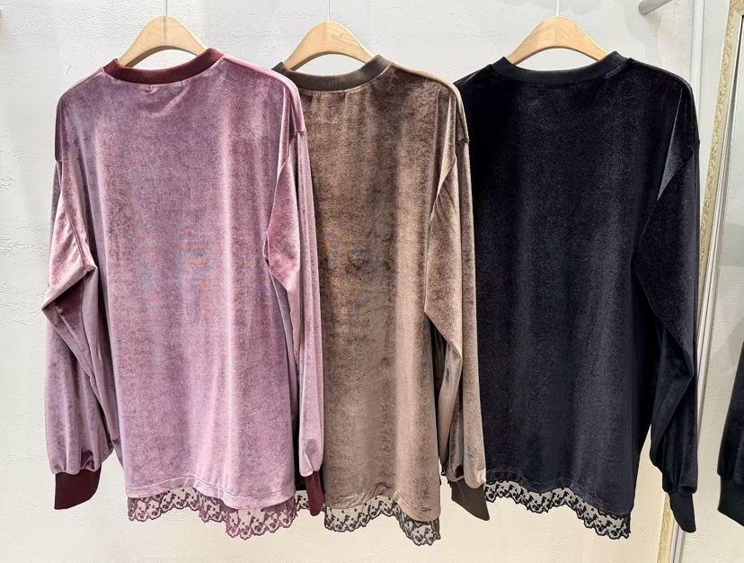 LOVABLE東大門㊣代購女士新品熱賣25秋冬時尚職業休閑長袖T恤LOVABLE長袖T恤