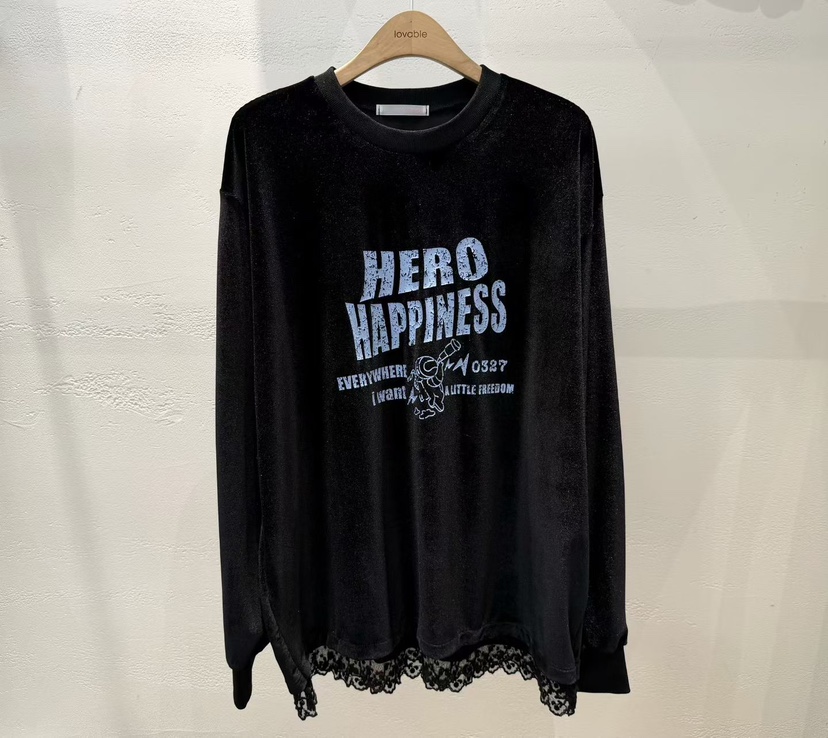 LOVABLE東大門㊣代購女士新品熱賣25秋冬時尚職業休閑長袖T恤LOVABLE長袖T恤