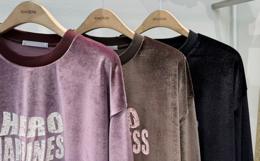 LOVABLE東大門㊣代購女士新品熱賣25秋冬時尚職業休閑長袖T恤LOVABLE長袖T恤