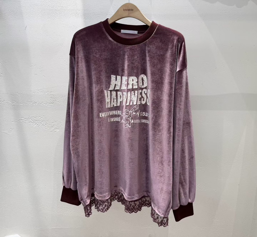 LOVABLE東大門㊣代購女士新品熱賣25秋冬時尚職業休閑長袖T恤LOVABLE長袖T恤