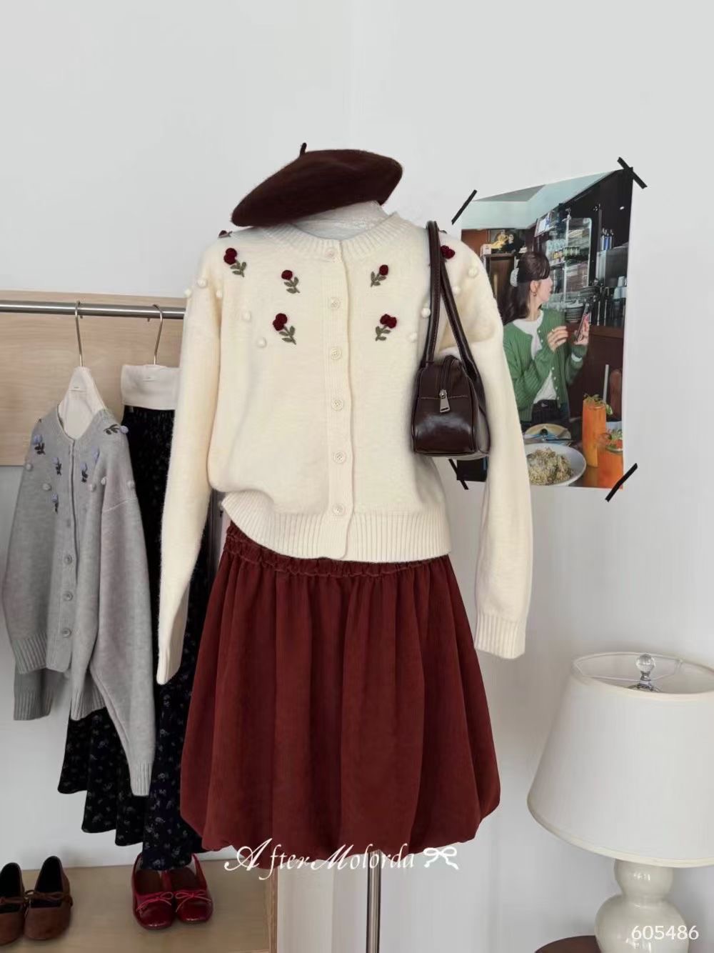 ANGE韓國直郵㊣女裝新品時尚休閑真品推薦職業熱賣人氣針織衫ANGE針織衫圖色2