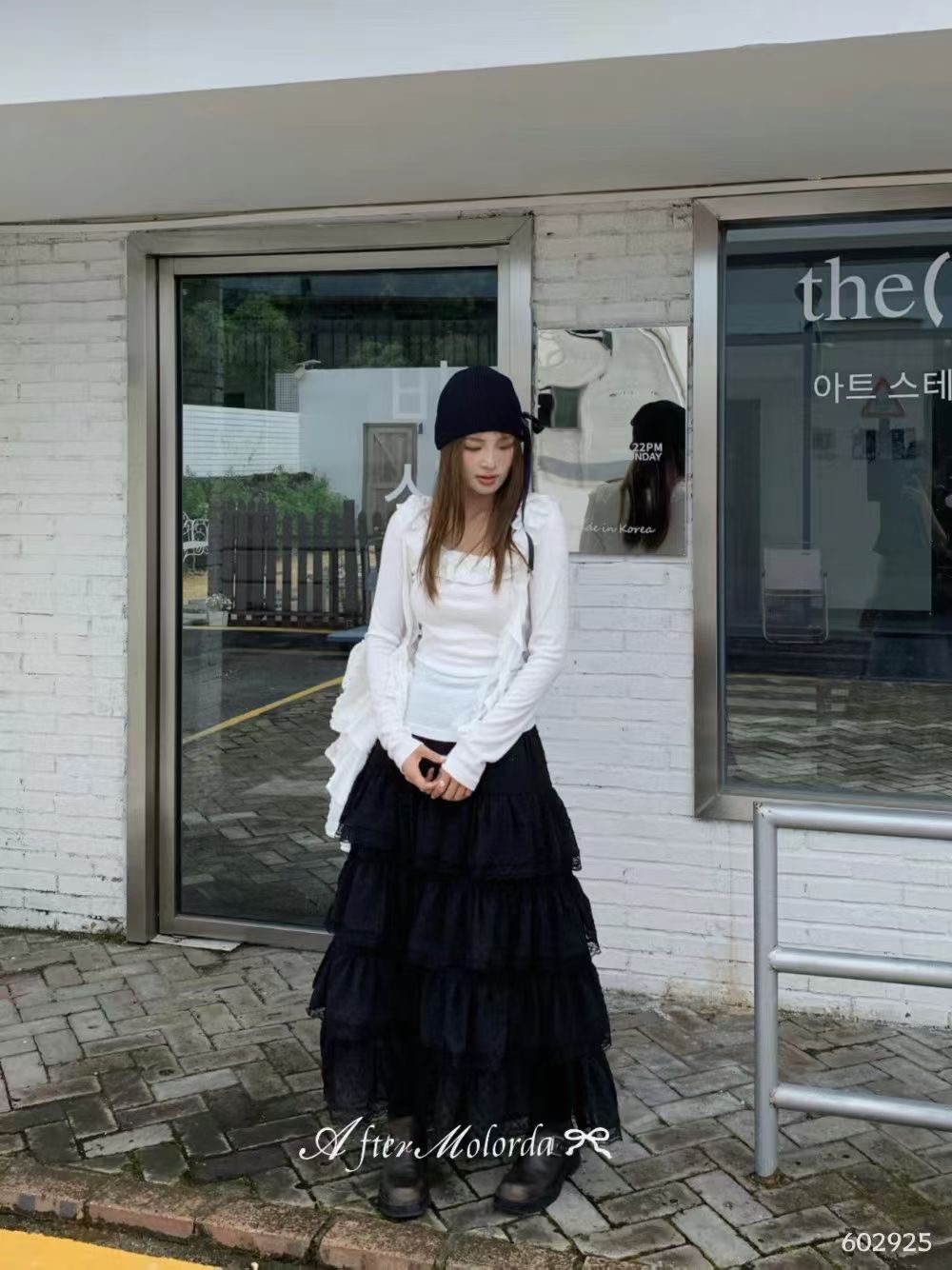 ANGE東大門㊣實拍女裝新款職業25秋冬推薦時尚人氣休閑長袖T恤ANGE長袖T恤