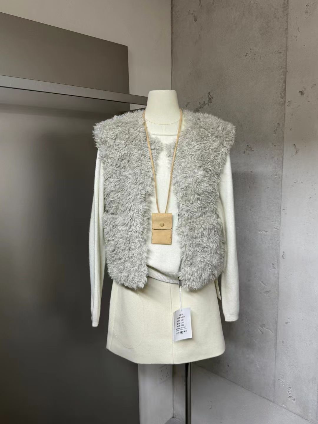 ANGE東大門㊣代購女裝新品時尚25秋冬職業真品馬甲不含內搭ANGE馬甲