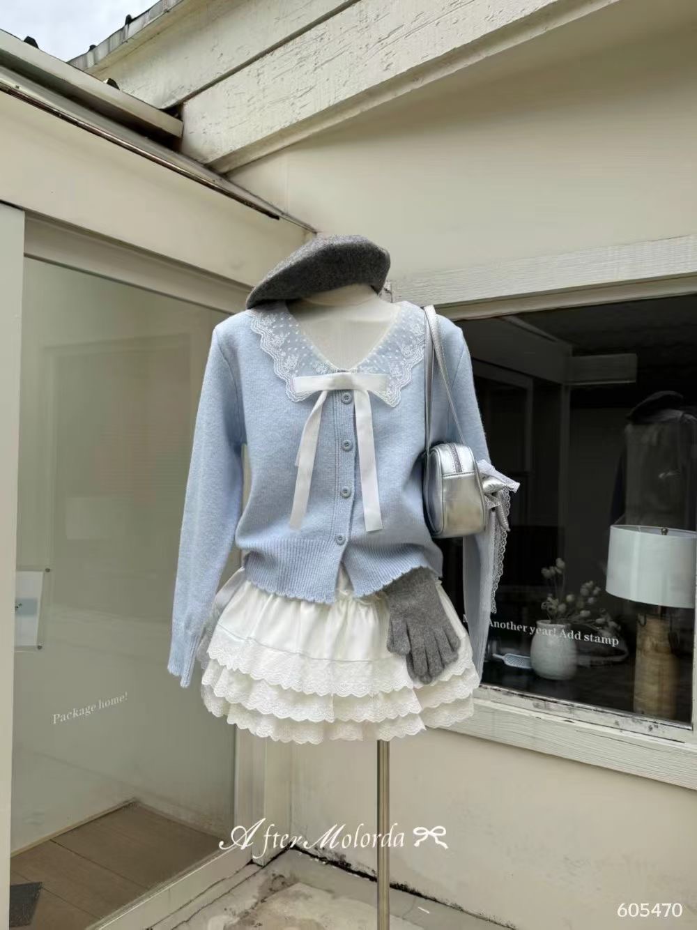 ANGE東大門㊣實拍女士新款休閑推薦時尚人氣職業熱賣針織衫ANGE針織衫圖色2