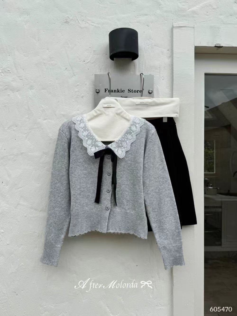 ANGE東大門㊣實拍女士新款休閑推薦時尚人氣職業熱賣針織衫ANGE針織衫圖色3