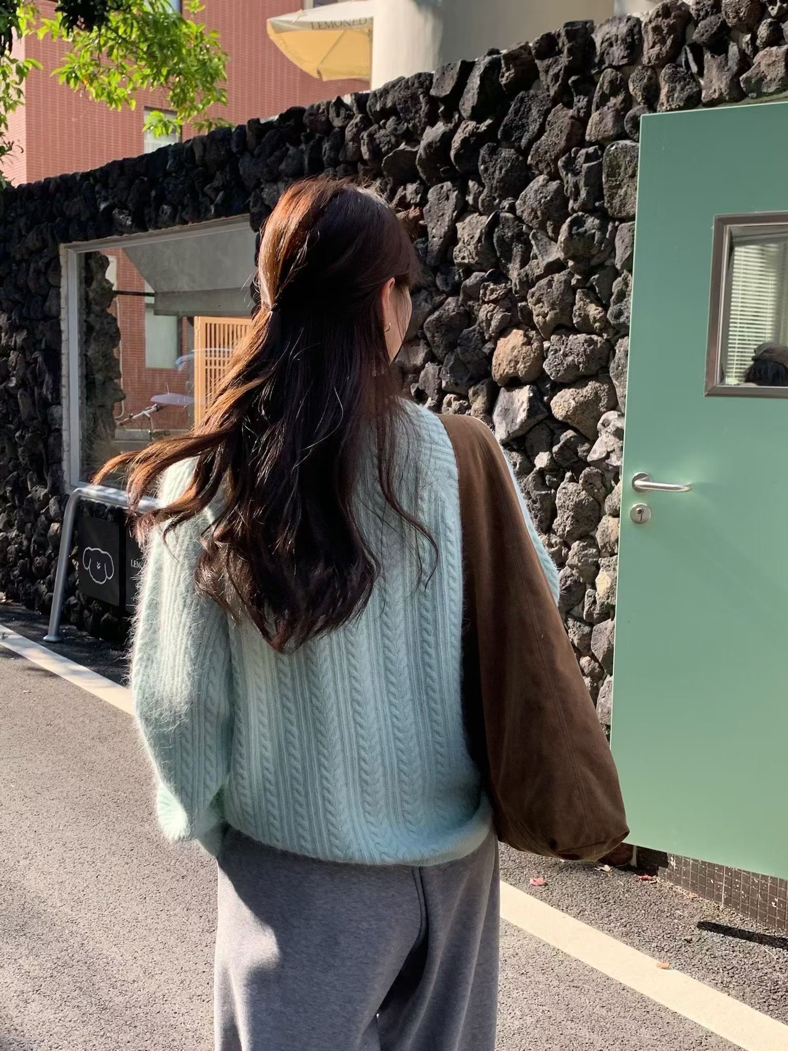 ANGE東大門㊣實拍女士新品熱賣25秋冬推薦真品休閑人氣針織衫ANGE針織衫