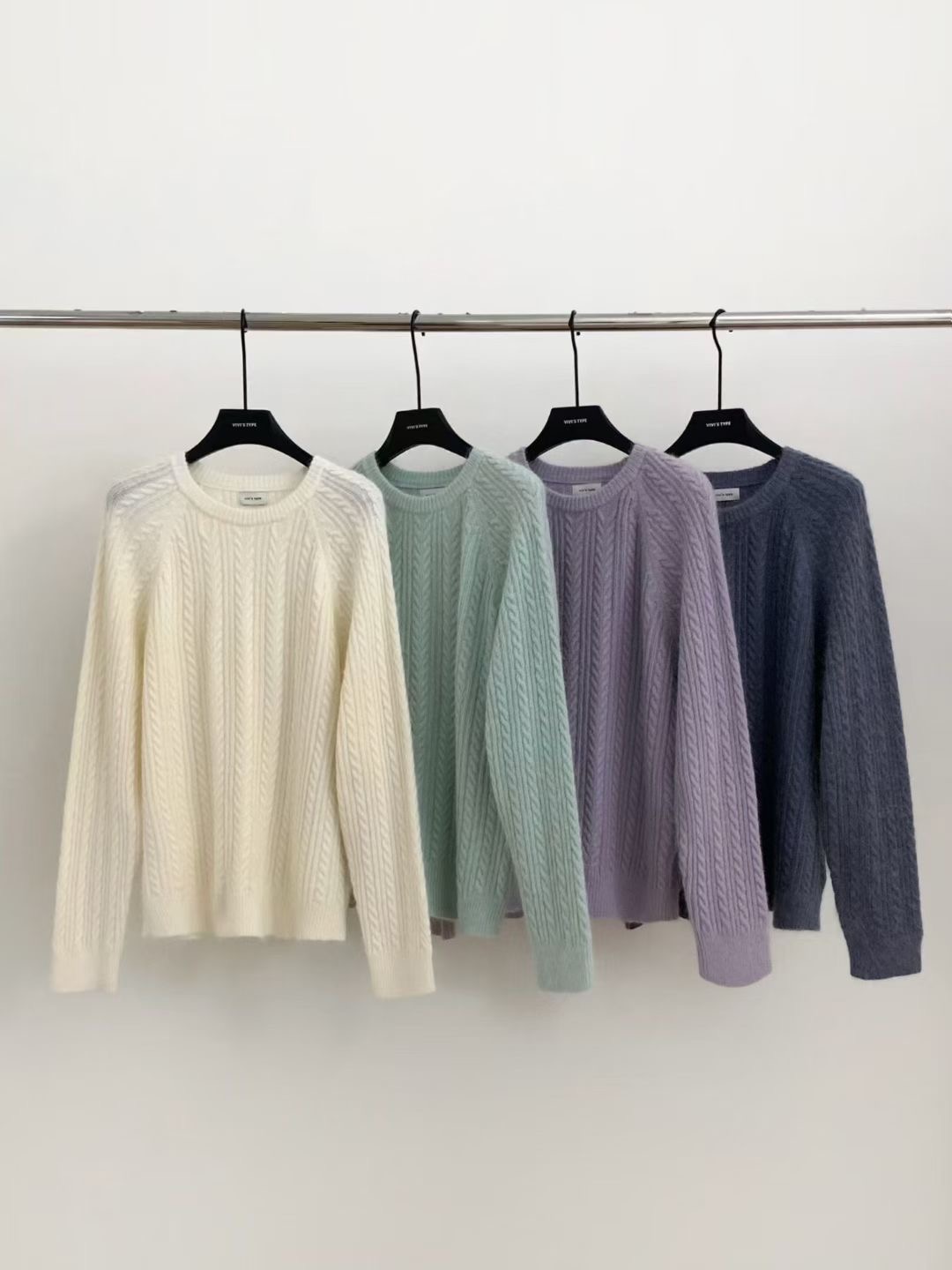 ANGE東大門㊣實拍女士新品熱賣25秋冬推薦真品休閑人氣針織衫ANGE針織衫圖色4左四色