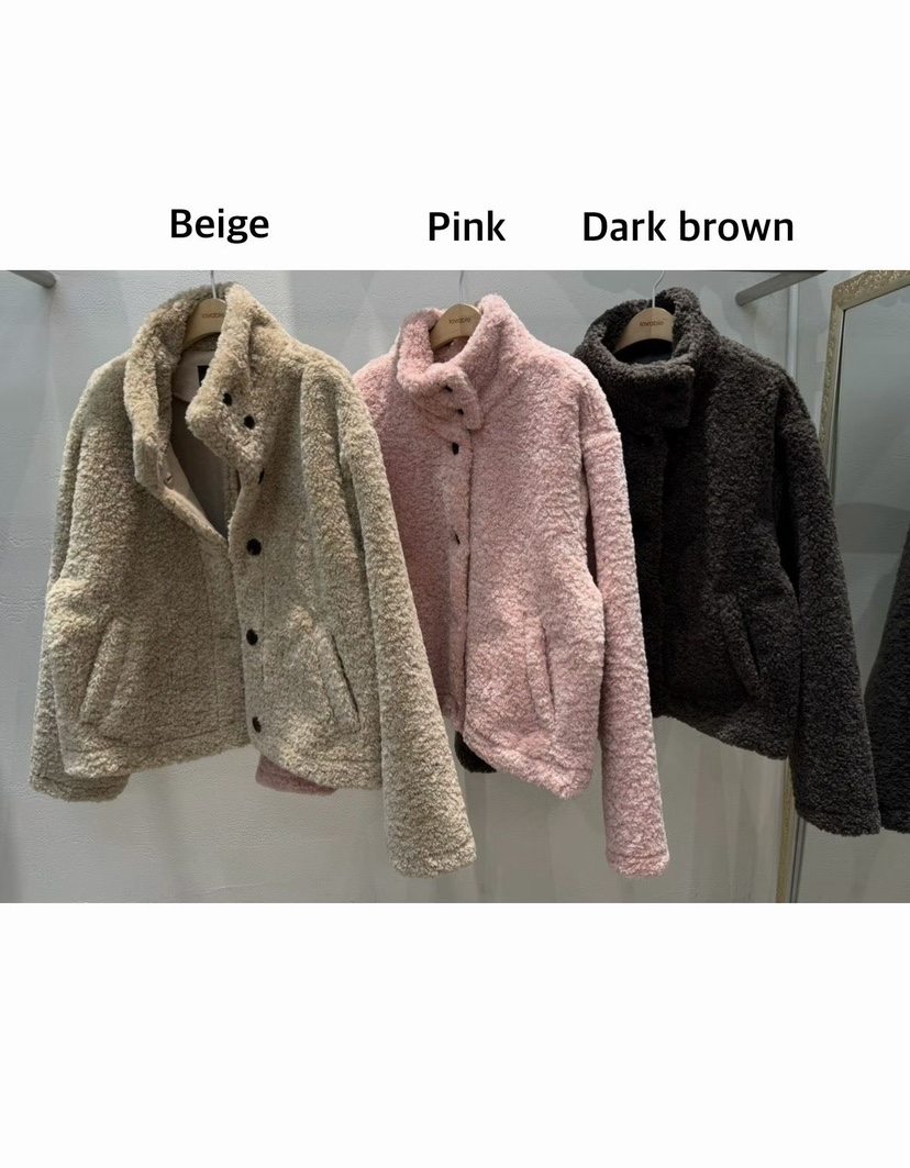 LOVABLE韓國直郵㊣女士新款推薦時尚真品職業熱賣25秋冬短款大衣LOVABLE短款大衣