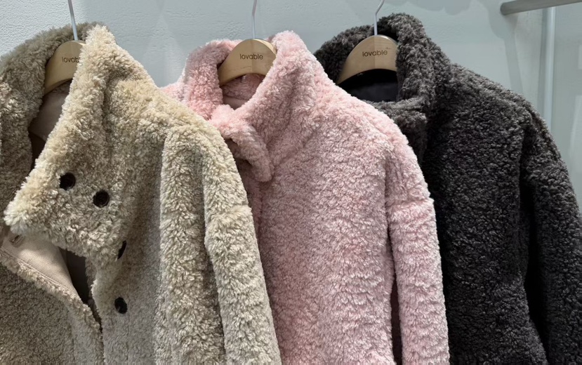 LOVABLE韓國直郵㊣女士新款推薦時尚真品職業熱賣25秋冬短款大衣LOVABLE短款大衣