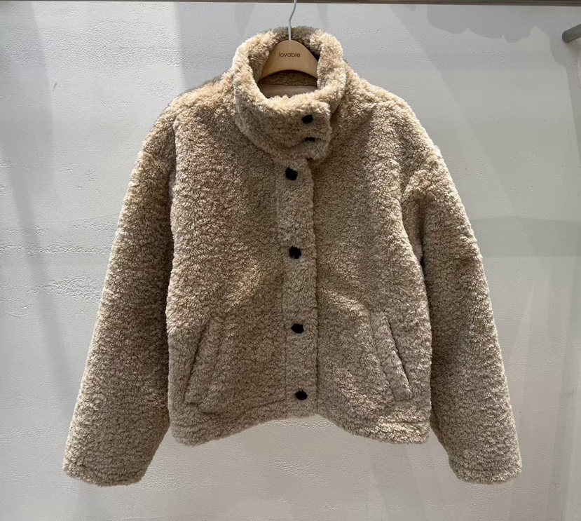 LOVABLE韓國直郵㊣女士新款推薦時尚真品職業熱賣25秋冬短款大衣LOVABLE短款大衣