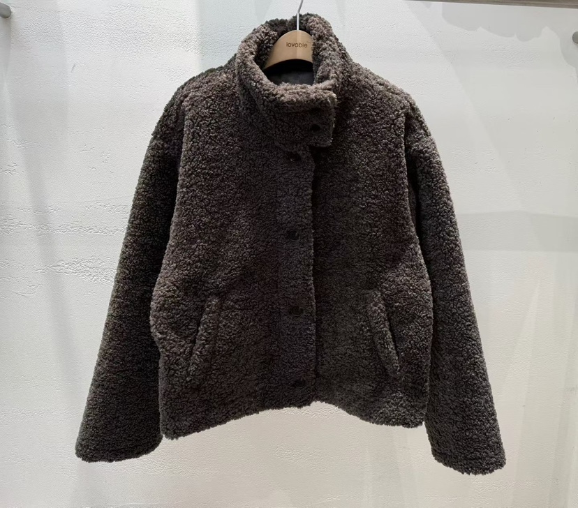 LOVABLE韓國直郵㊣女士新款推薦時尚真品職業熱賣25秋冬短款大衣LOVABLE短款大衣圖色3