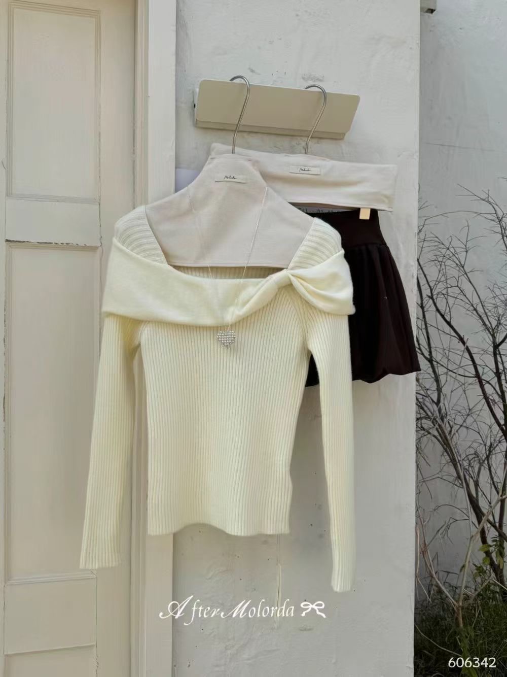 ANGE東大門㊣直郵女裝新款25秋冬真品職業人氣熱賣休閑針織衫ANGE針織衫圖色2