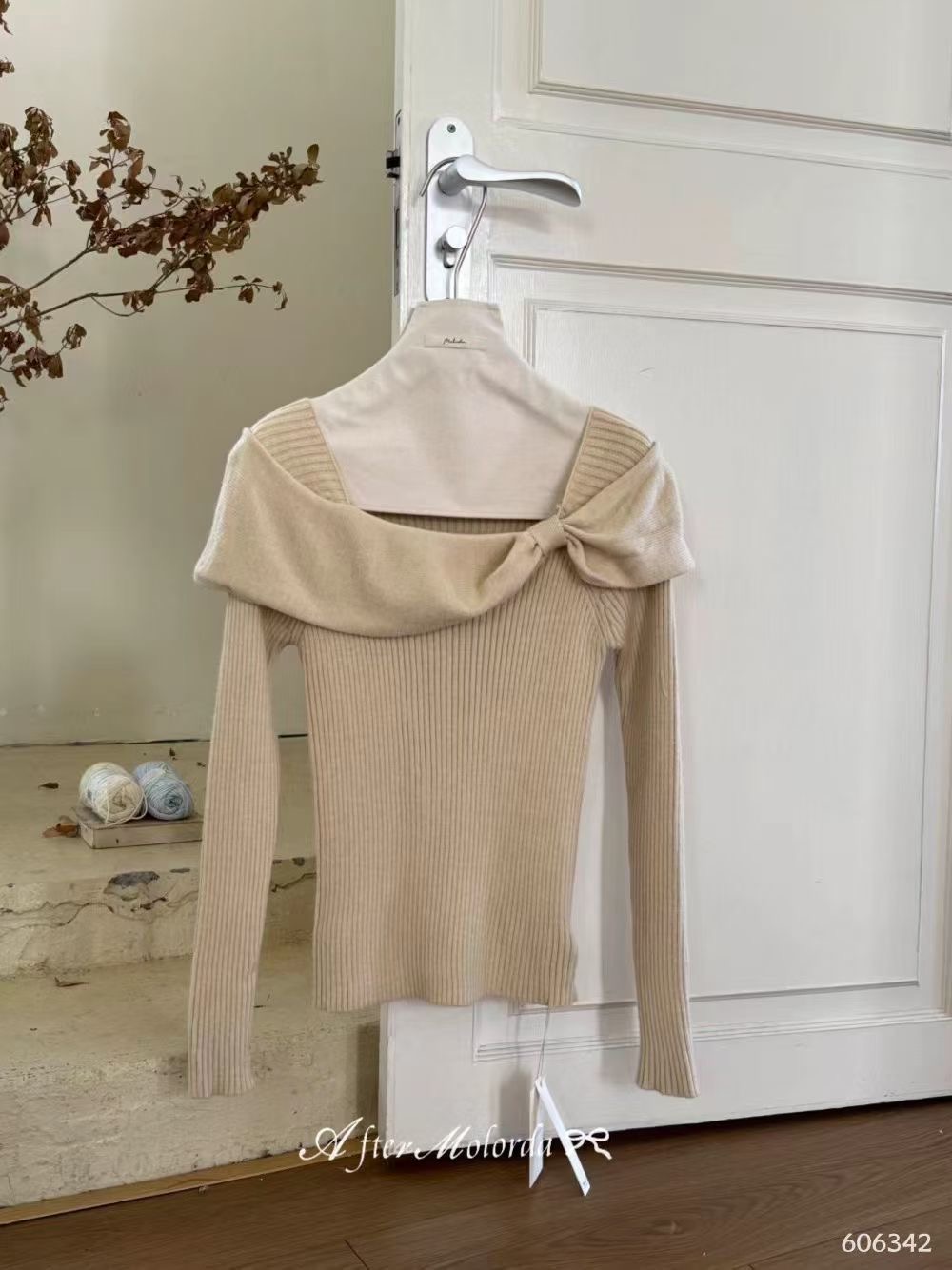 ANGE東大門㊣直郵女裝新款25秋冬真品職業人氣熱賣休閑針織衫ANGE針織衫圖色3