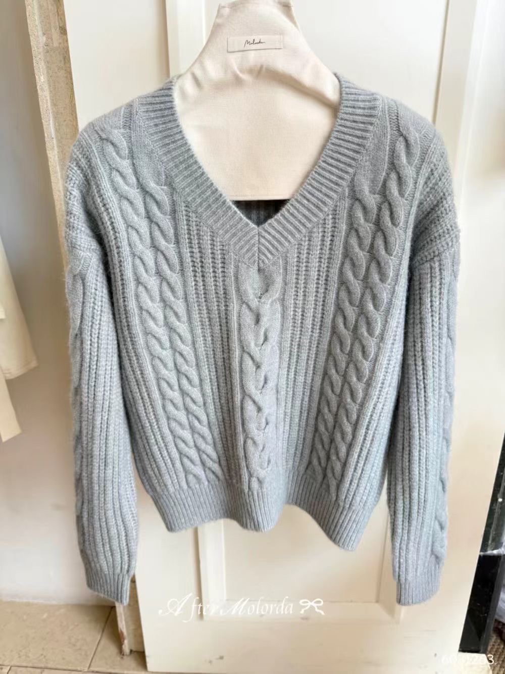 ANGE東大門㊣直郵女裝新款25秋冬人氣真品職業時尚休閑毛衣ANGE毛衣圖色2