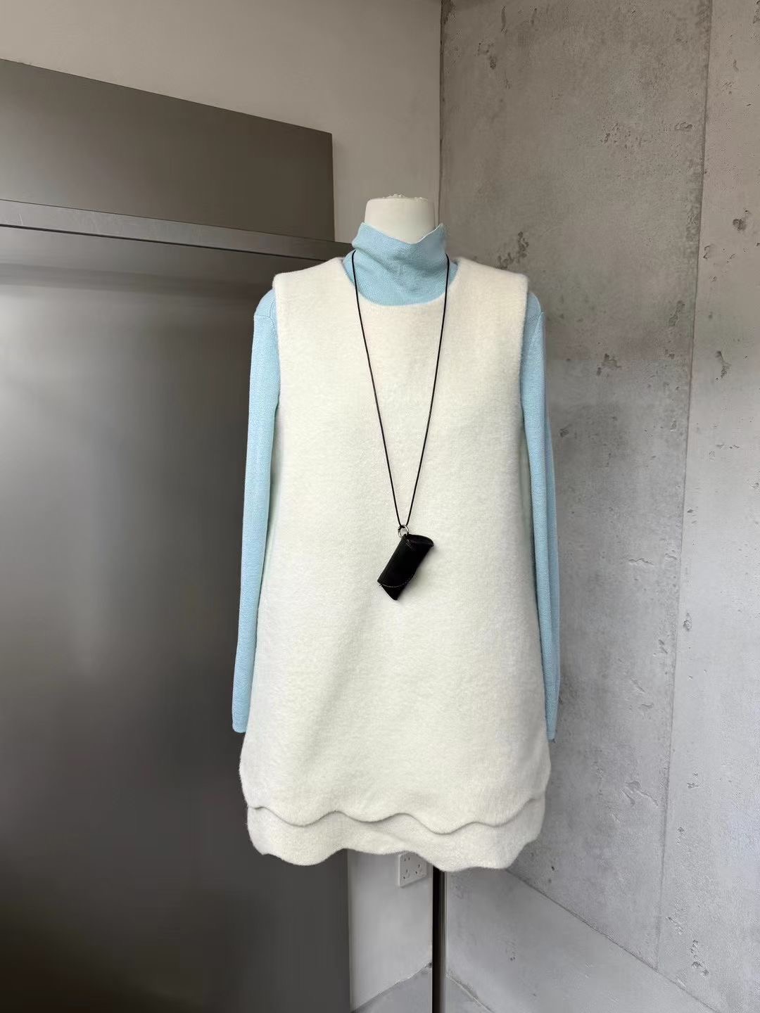 ANGE韓國代購㊣女裝新品25秋冬推薦時尚熱賣連衣裙不含內搭ANGE連衣裙