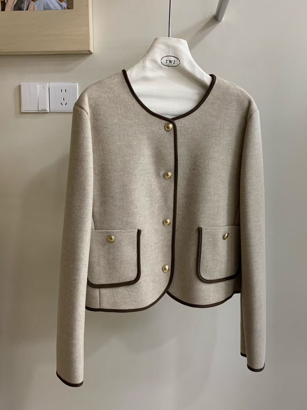 ANGE東大門㊣實拍女士新品真品時尚人氣職業熱賣25秋冬夾克ANGE夾克