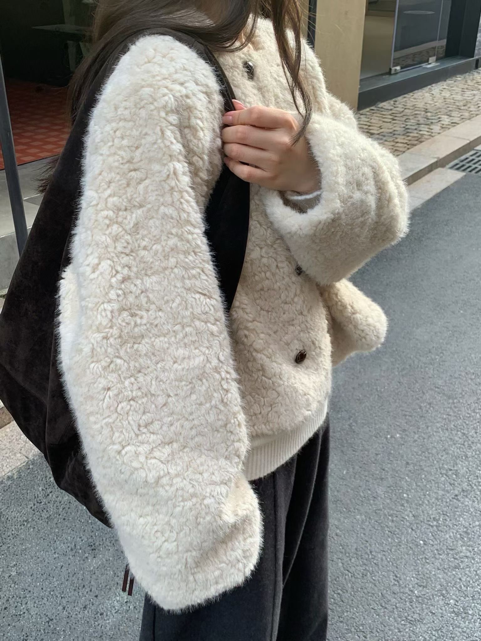 ANGE東大門㊣實拍女士新款熱賣職業人氣推薦休閑25秋冬夾克ANGE夾克